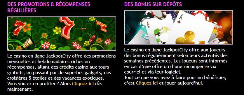 Bónus de Jackpot City
