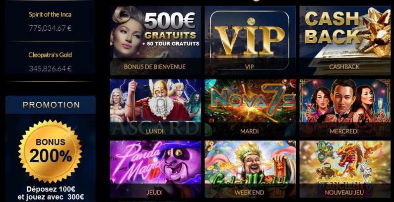 bônus e promoção Casino La Riviera