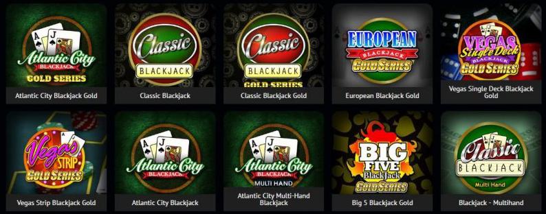 Jogos do Spin Palace