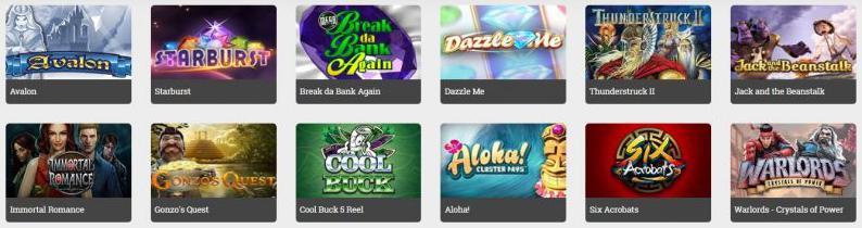 Jogos do EuroPalace Casino