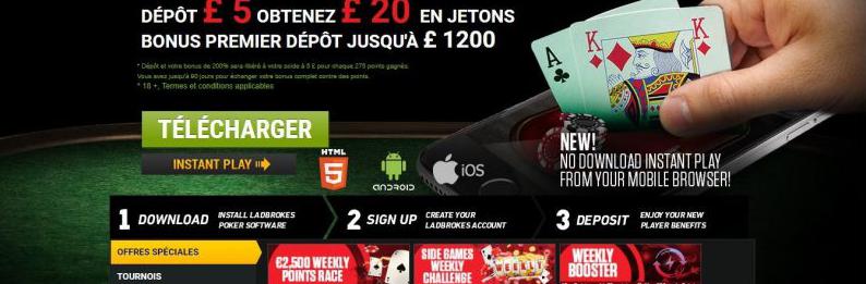 Bónus de casino Ladbrokes