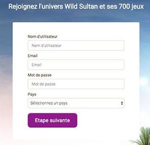 processo de registro de aviso prévio do sultão selvagem
