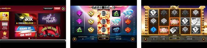 interface do casino belga para celular