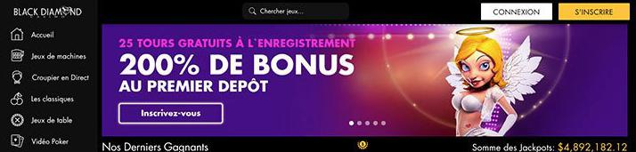 conta no casino de diamantes negros avis