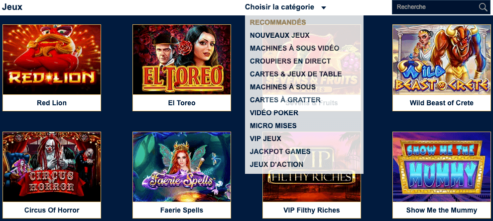 Jogos do Casino Napoli