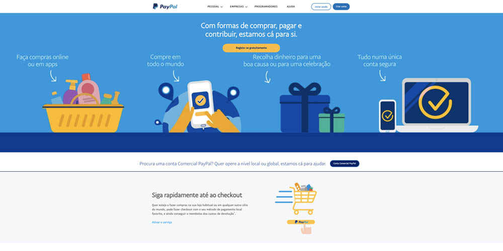screenshot paypal interface