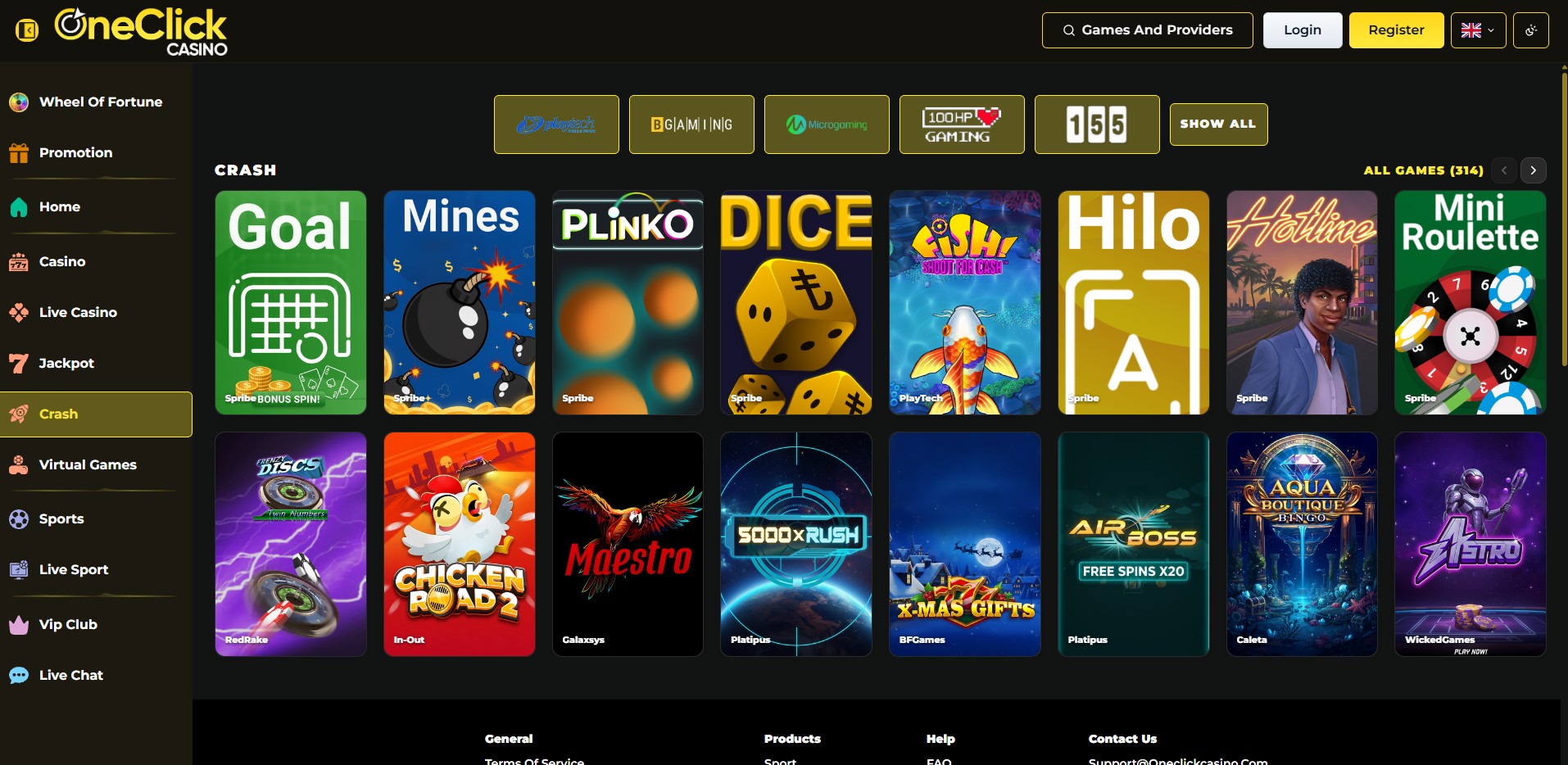 OneClick Casino Screenshot 4