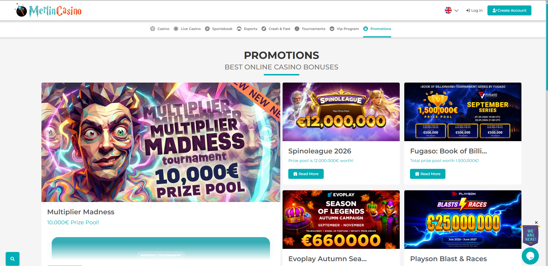 Merlincasino Screenshot 4