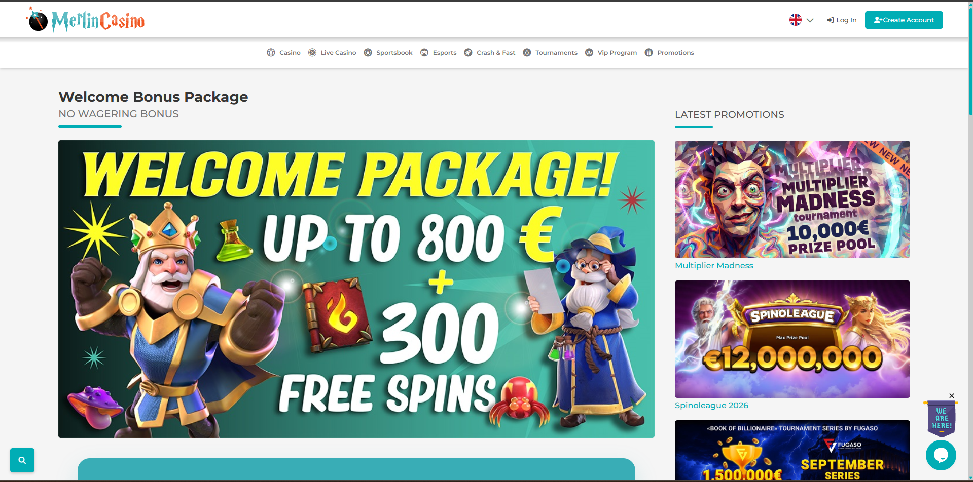 Merlincasino Screenshot 5