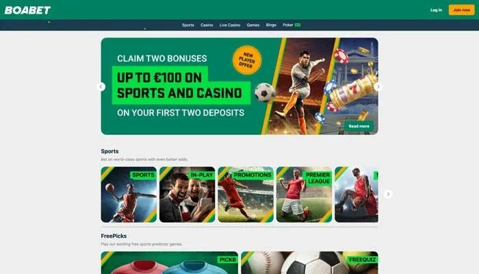 BoaBet Casino Review Header