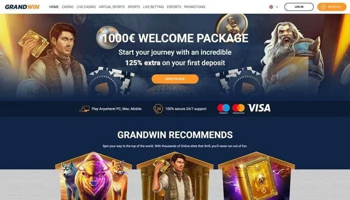 Grandwin Casino Review Header