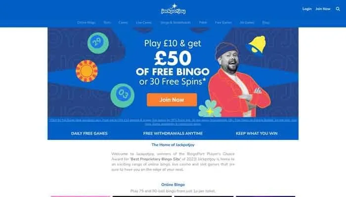 Jackpotjoy Casino Review Header