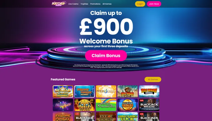 Matchup Casino Review Header