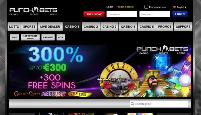 PunchBets Casino Review Header