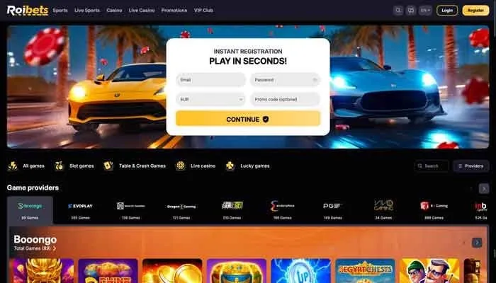Roibets Casino Review Header