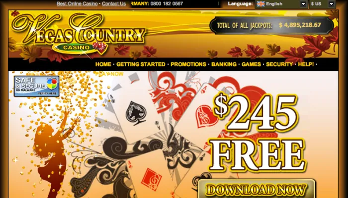 Vegas Country Casino Review Header